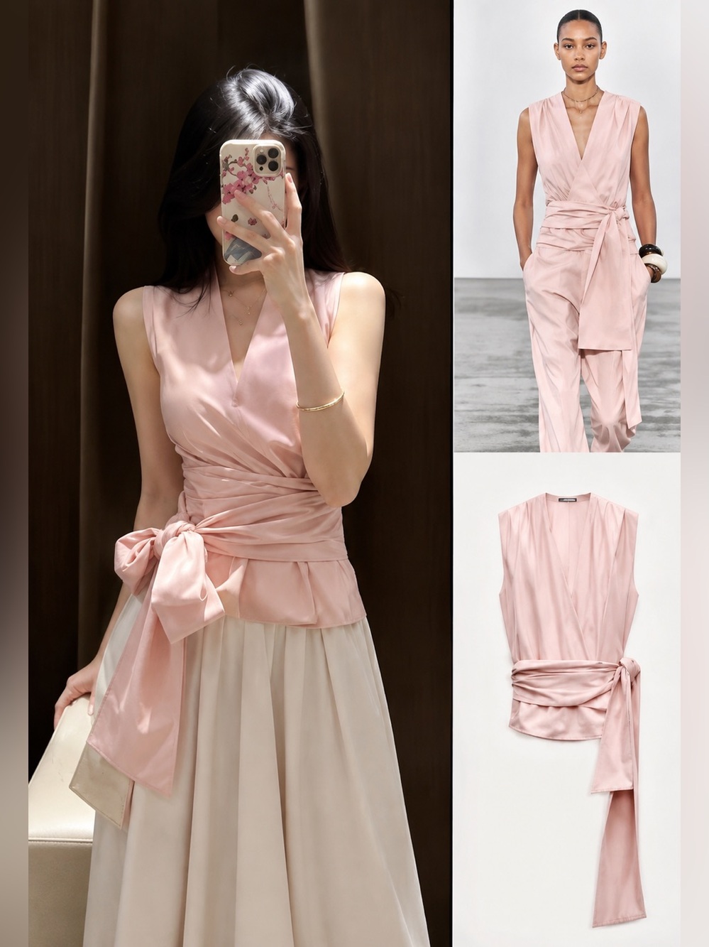 NEW ZARA  Tied Poplin size S 
🚨NO DISCOUNT